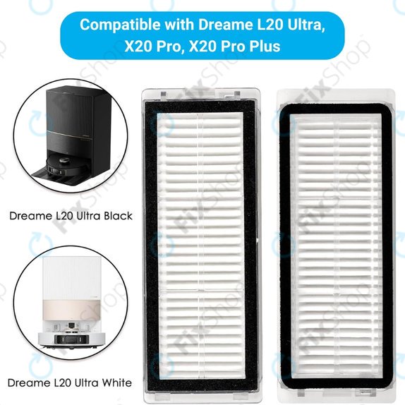 Filtr HEPA, 2 szt. do Xiaomi Dreame L20 Ultra, X20 Pro, X20 Pro Plus