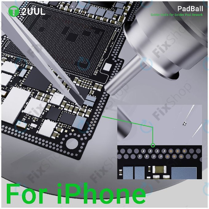 Kulki lutownicze do iPhone, 2UUL PB01