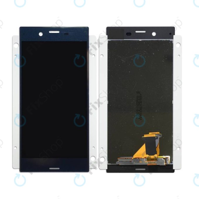 Wyświetlacz do Sony Xperia XZ F8331, Ekran dotykowy bez ramki, Niebieski, Blue, TFT