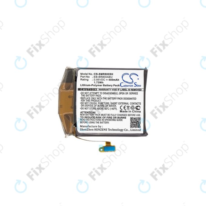 Bateria dla Samsung Galaxy Watch 46mm R800, 450mAh, Li-Pol, 3.85 V, EB-BR800ABU, HQ