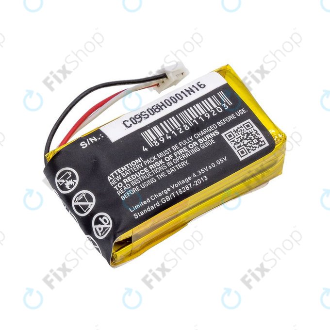 Bateria do GoPro Hero +, 800mAh, Li-Polymer, 3.7V, PR-062334, HQ