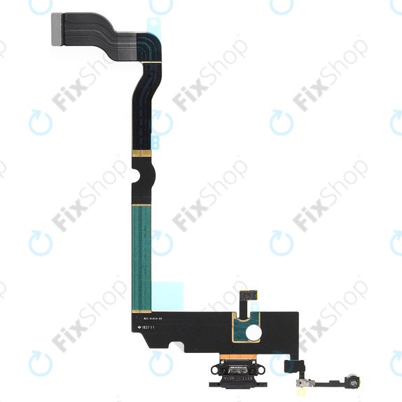 Złącze ładowania z taśmą flex do iPhone XS Max, Space Gray