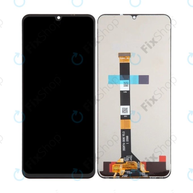 Wyświetlacz do Realme C53, RMX3760, Ekran dotykowy bez ramki, TFT