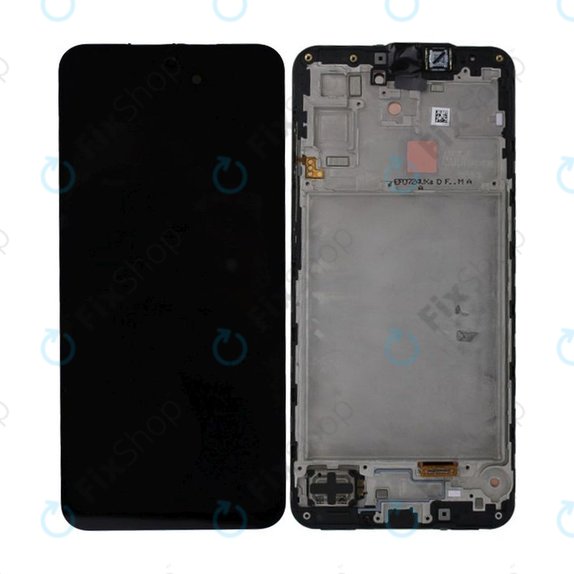 Wyświetlacz do Samsung Galaxy A17 A176B, Ekran dotykowy z ramką, Czarny, Black, GH82-38045A, Genuine Service Pack