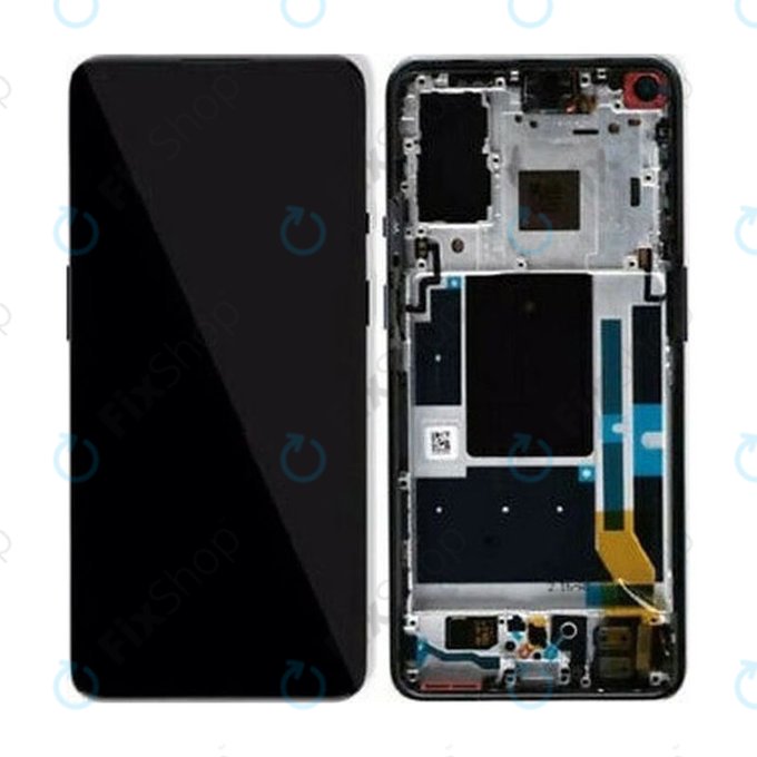 Wyświetlacz OLED do OnePlus 9, Ekran dotykowy z ramką, Astral Black