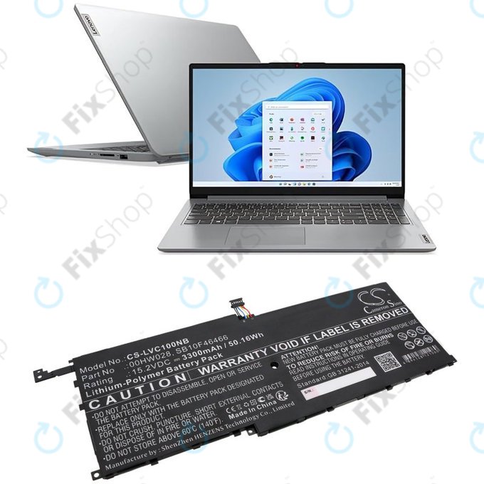Bateria do Lenovo X1, 3300mAh, Li-Pol, 15.2V, 00HW028, HQ