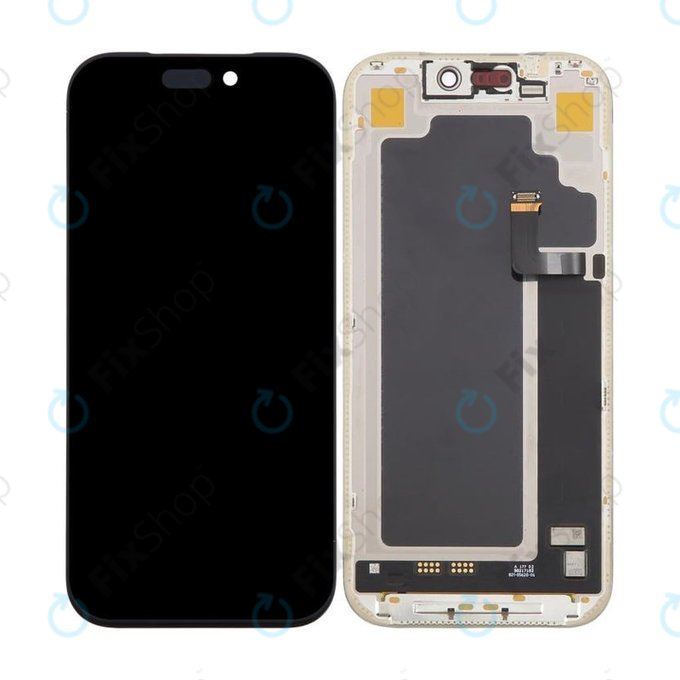 Wyświetlacz Hard OLED dla iPhone 17 Pro, Ekran dotykowy z ramką, FixPremium