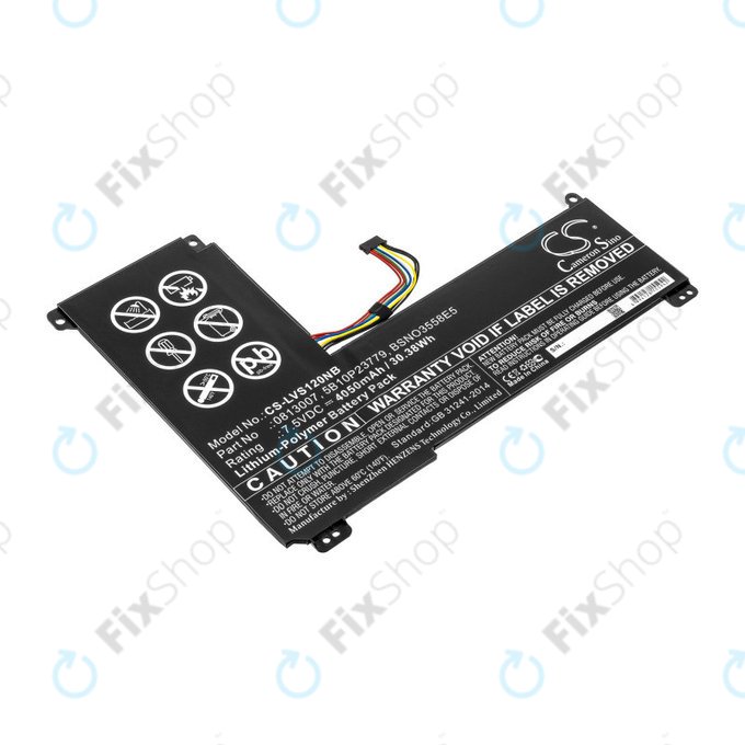 Bateria do Lenovo IdeaPad 120S, 4050mAh, Li-Pol, 7.5V, 0813007, HQ