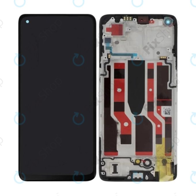 Wyświetlacz do Oppo Reno 7 Lite, Ekran dotykowy z ramką, TFT