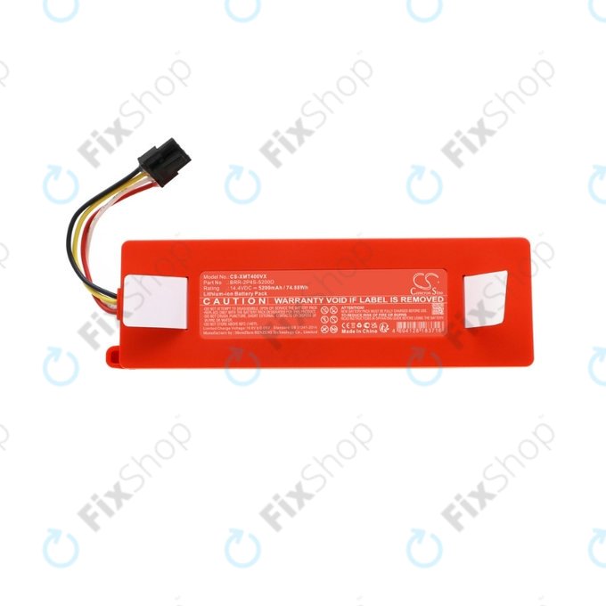 Bateria do Xiaomi Roborock E-seria, Q-seria, S-seria, BRR-2P4S-5200, Li-Ion, 14,4V 5200mAh, HQ