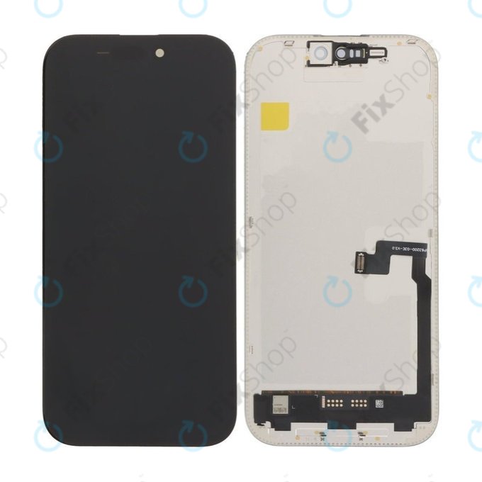 Wyświetlacz Hard OLED 120Hz dla iPhone 16 Pro, Ekran dotykowy z ramką, FixPremium