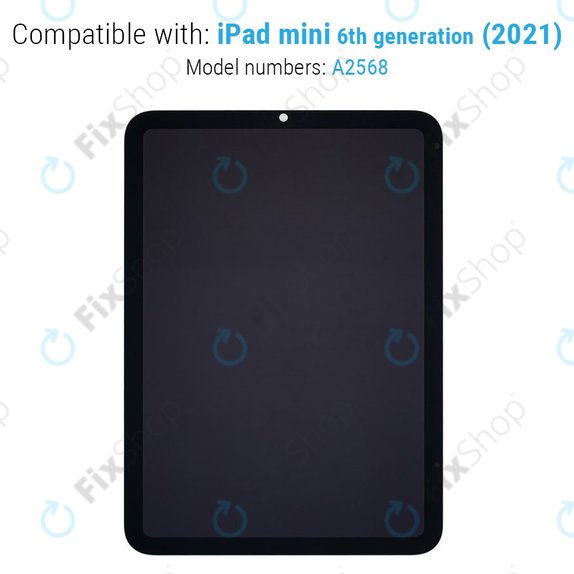 Wyświetlacz LCD dla iPad Mini 6, Ekran dotykowy bez ramki, Refurbished