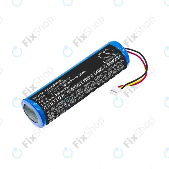 Bateria do Akai 5000 Solo, Ewi 5000, 3400mAh, Li-Ion, 3.7V, 1ABTUR18650ZY01, HQ