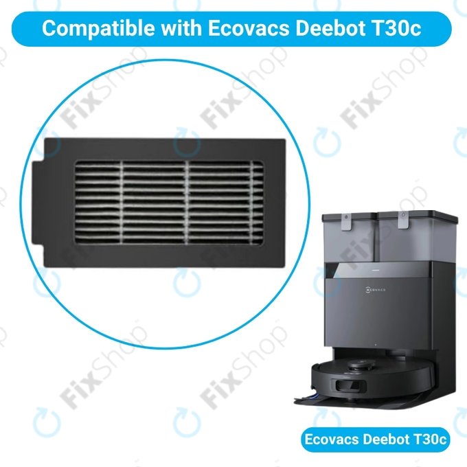Filtr kurzu do Ecovacs Deebot T30c, T30C Omni
