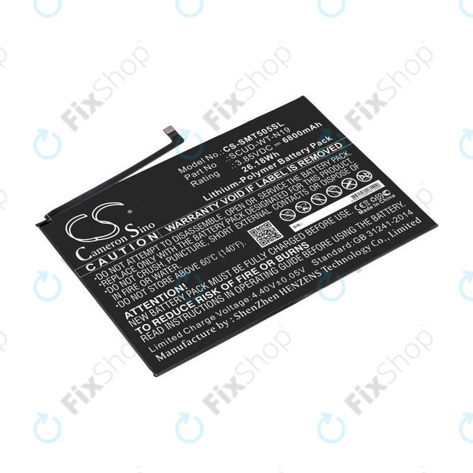 Bateria do Samsung Galaxy Tab A7, 6800mAh, Li-Pol, 3.85V, SCUD-WT-N19, HQ