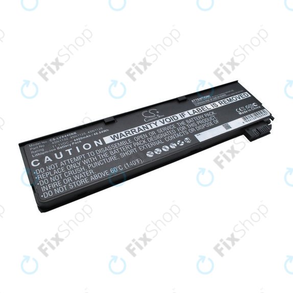 Bateria do Lenovo ThinkPad X240, X250, X260, S440, T440, T550, T560, 4400mAh, Li-Ion, 11.1V, 45N1132, HQ