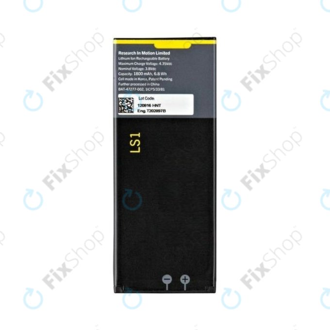 Bateria do Blackberry Z10, LS1 BAT-47277-003, BAT-47277-008, 1800mAh