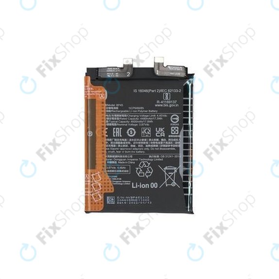 Bateria do Xiaomi 12 Pro 2201122C, 2201122G, BP45, 4600mAh, 460200009A1G, Genuine Service Pack