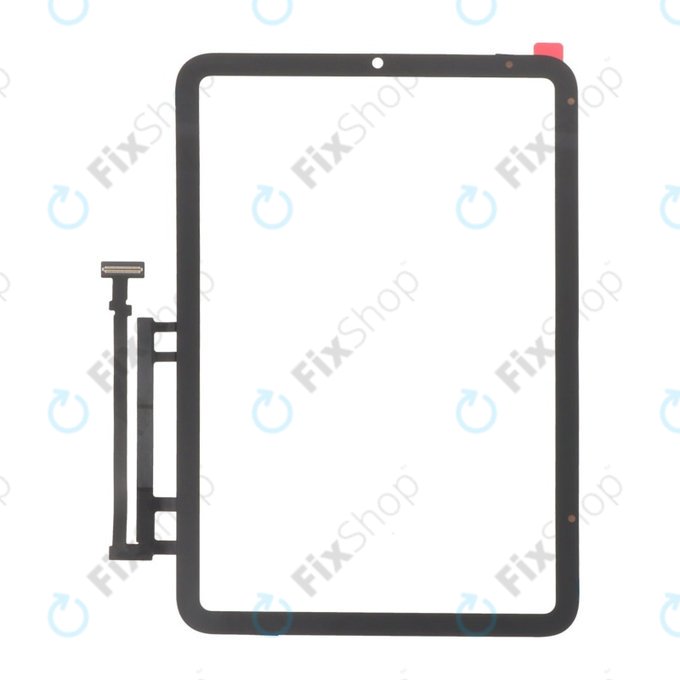 Ekran dotykowy z klejem dla iPad Mini 6, Mini (2024), Black