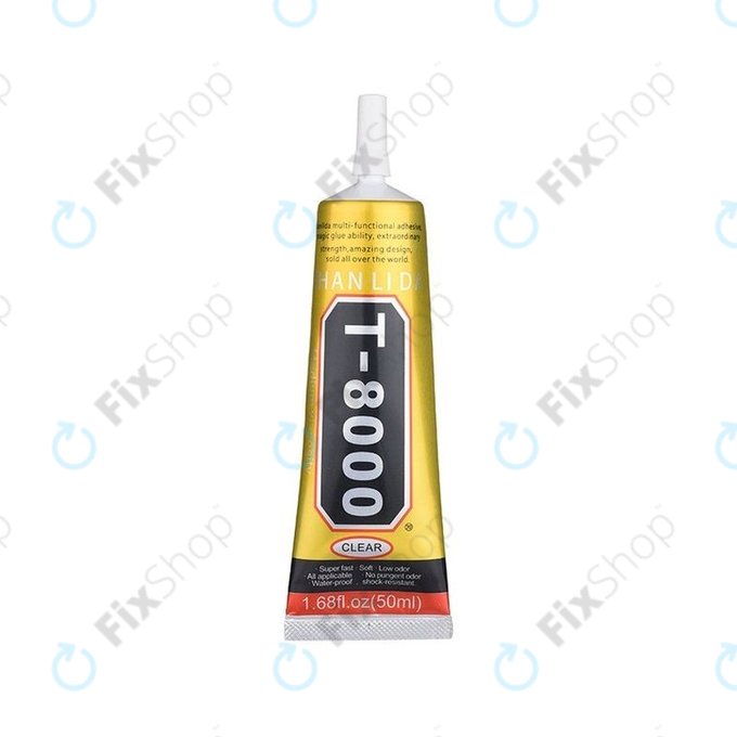 Klej T-8000, 50ml, Przezroczysty, Transparent