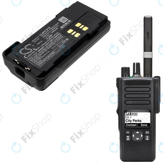 Bateria do Motorola Dp2600e, Dp4000, P8608, Xpr3000, Xpr7350, 2200mAh, Li-Ion, 7.4V, PMNN4409, HQ