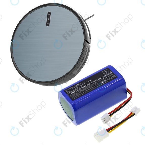 Bateria do Proscenic 800T, 820T, 830T, INR18650-M25-4S1P, Li-Ion, 14.4V, 2600mAh, HQ