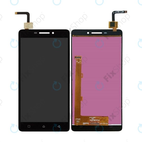 Wyświetlacz do Lenovo VIBE P1ma40 mini, Ekran dotykowy bez ramki, Czarny, Black, TFT