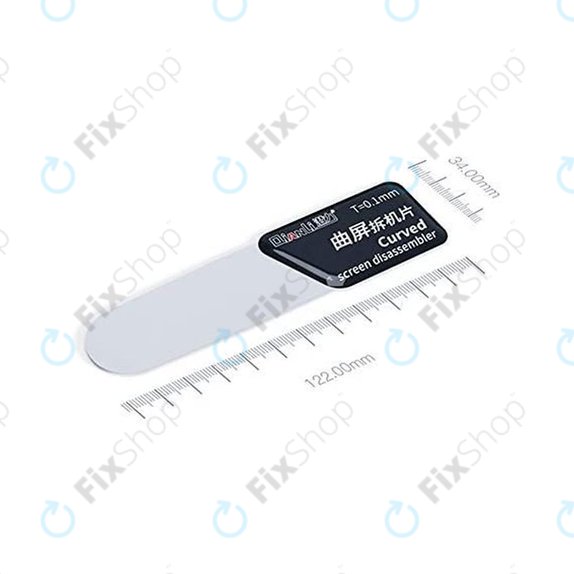 Metalowe narzędzie do otwierania typu łom, Ultracienki, 0,1mm, QianLi ToolPlus