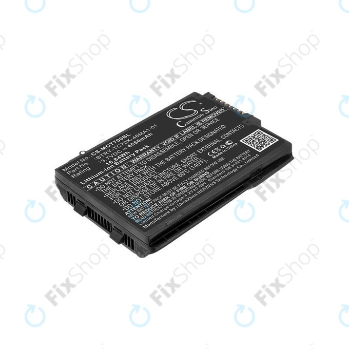 Bateria do Motorola TC70, Motorola TC75, 4550mAh, Li-Ion, 3.7V, 82-171249-01, HQ