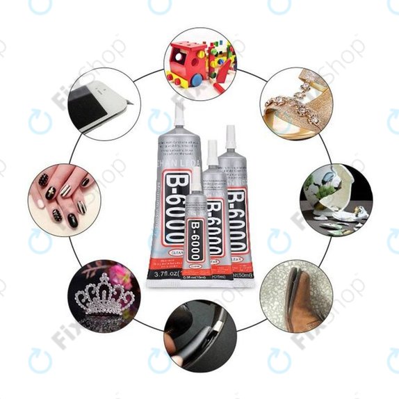 Klej B-6000, 25ml, Przezroczysty, Transparent