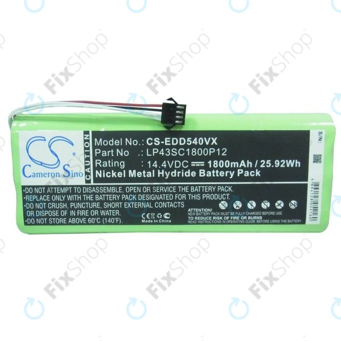 Bateria do Ecovacs Deebot D-seria, LP43SC1800P12, Ni-MH, 14,4V 1800mAh, HQ