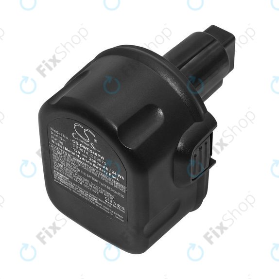 Bateria do DeWalt DC, DW, 2000-series, DE9074, DE9075, 152250-27, 397745-01, 2000mAh, HQ