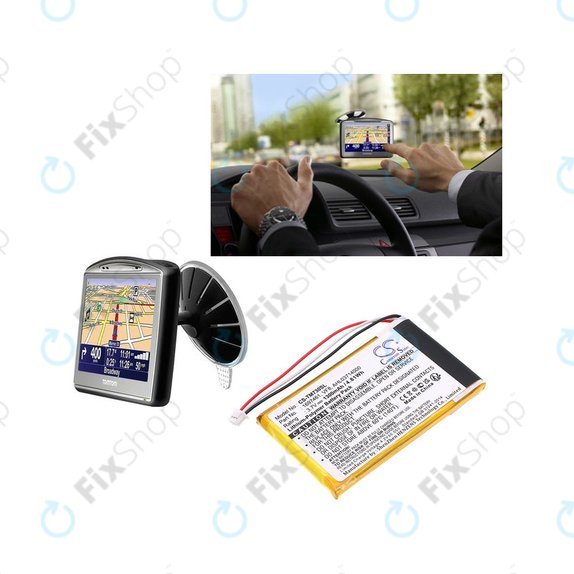 Bateria do TomTom Go 530 Live, 630T, 720, 730T, 930T, 1697461, Li-Polymer, 3.7V, 1300mAh, HQ