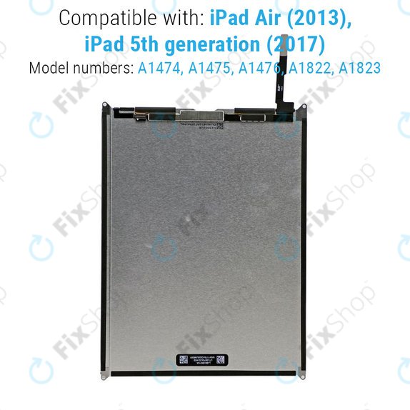 Wyświetlacz LCD dla Apple iPad Air, iPad (5th Gen 2017)