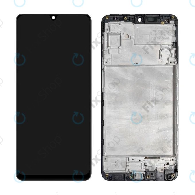 Wyświetlacz do Samsung M32 M325F, Ekran dotykowy z ramką, TFT