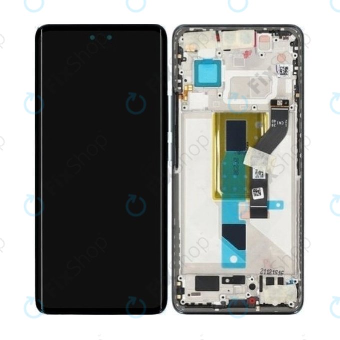 Wyświetlacz OLED do Xiaomi 13 Lite, Ekran dotykowy z ramką, Czarny, Black