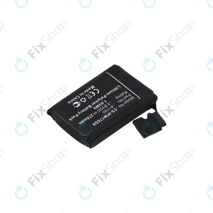 Bateria dla Apple Watch 2 38 mm, 270mAh, Li-Pol, 3.8 V, A1760, HQ
