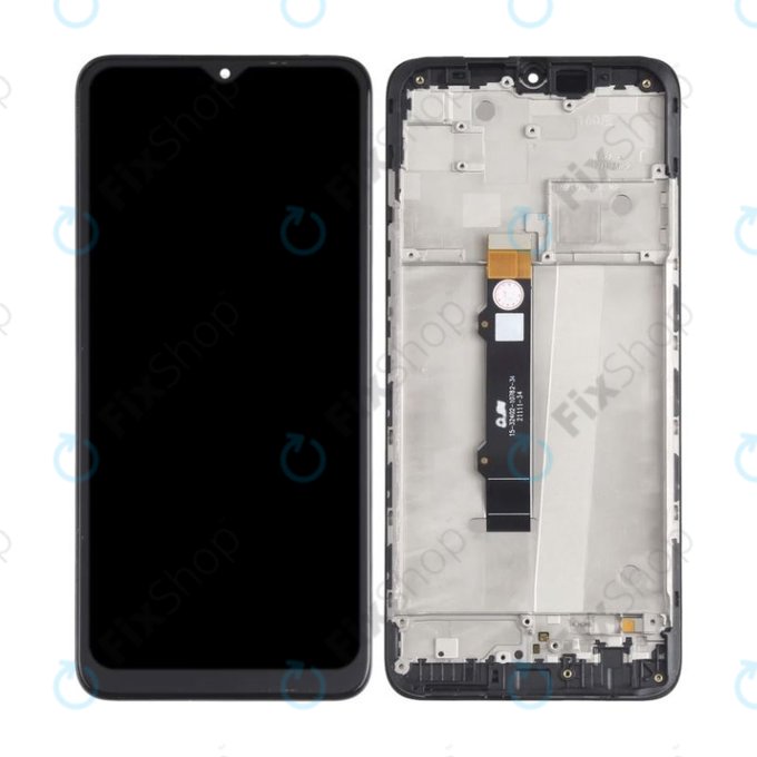 Wyświetlacz do Motorola Moto G50 XT2137, Ekran dotykowy z ramką, Steel Gray, TFT