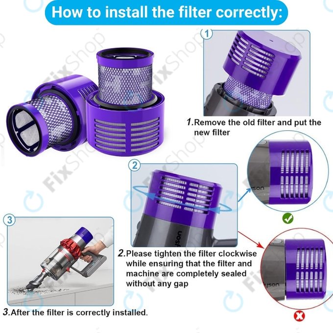 Filtr przeciwpyłowy do Dyson V10