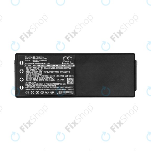 Bateria do HBC Radiomatic BA, 2000mAh, Ni-MH, 6V, RHB1220KY, HQ