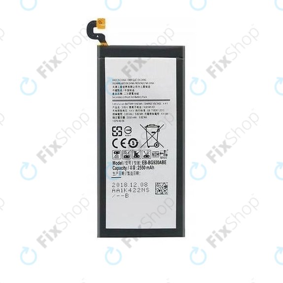 Bateria do Samsung S6 G920F, EB-BG920ABE, 2550mAh