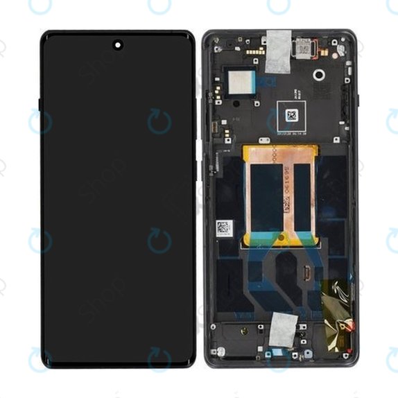 Wyświetlacz do OnePlus 12R, Ekran dotykowy z ramką, Iron Grey, 621029000157, Genuine Service Pack