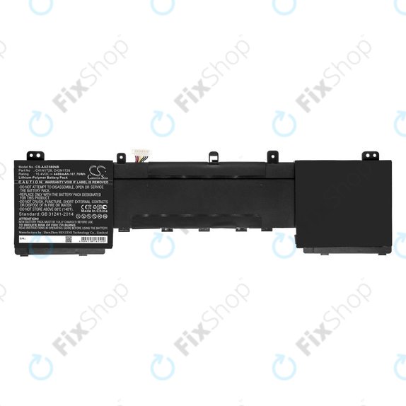 Bateria do Asus Zenbook Pro 15, 5500VE, UX550GD, 4400mAh, Li-Pol, 15.4V, C41N1728, HQ