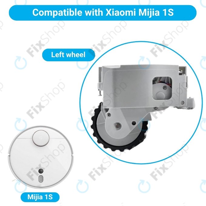 Koło z silnikiem do Xiaomi Mijia 1S, Left, Biały, White