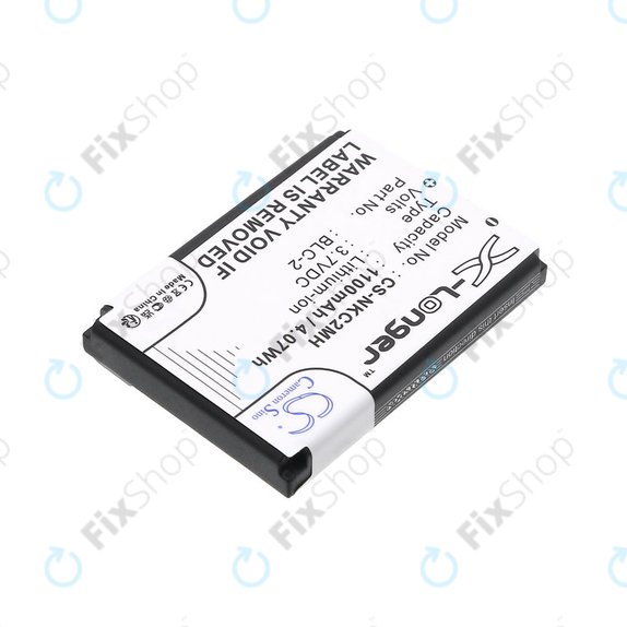 Bateria do Nokia 3310, 3330, 1220, 1260, 3560, 5510, 6650, 6800, BLC-2, Li-ion, 3.7V, 1100mAh, HQ