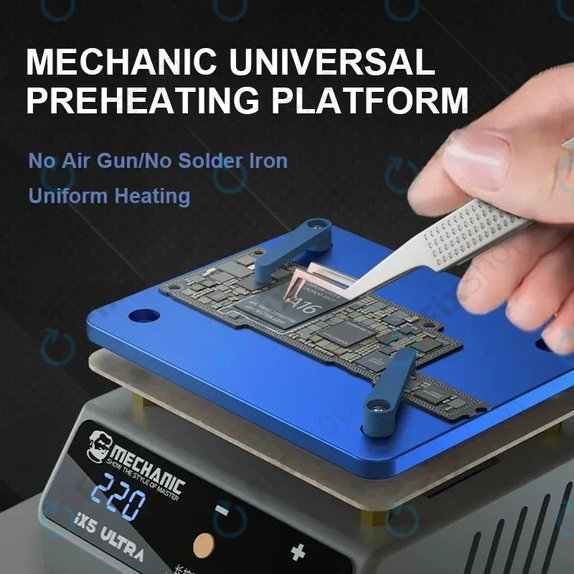 Mini podgrzewacz PCB do usuwania elementów, Mechanic IX5 Ultra