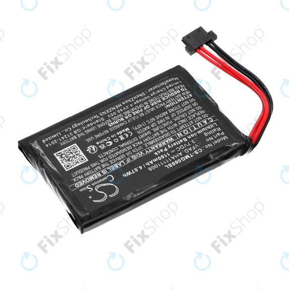 Bateria do TomTom GO 5000, 5100, 6000, 6100, 6200, Pro 5250, 1100mAh, Li-Ion, 3.7V, VFAD, HQ