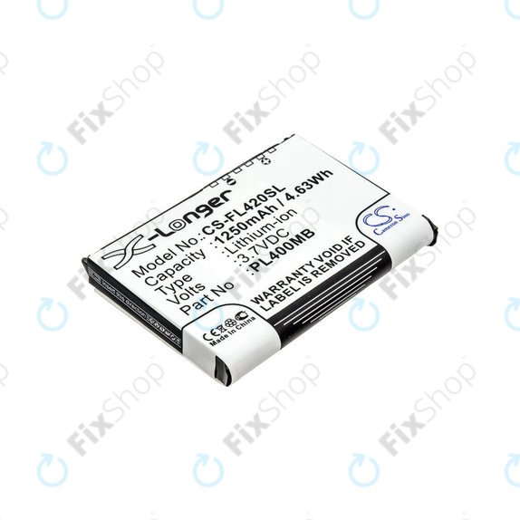 Bateria do Fujitsu Siemens Loox N560, N520, N500, 420, 410, 1250mAh, Li-Ion, 3.7V, PL400MB, HQ