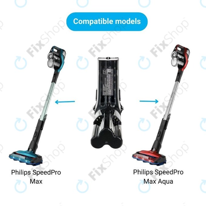 Bateria do Philips SpeedPro Max, SpeedPro Max Aqua, IBD034GA, Li-Ion, 25,2V 2400mAh, HQ