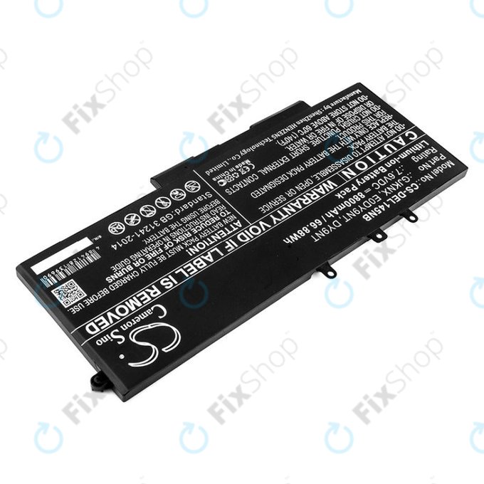 Bateria do Dell Latitude 14 5490, Latitude 14 5491, 8800mAh, Li-Ion, 7.6V, 00JWGP, HQ